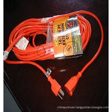 Heavy duty 110 volt power extension cord outdoor